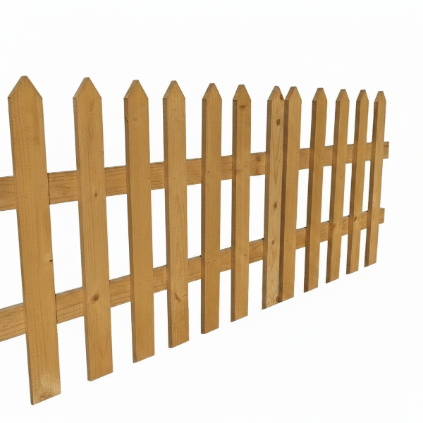 Handmade Cut Shape Wooden Fence - Greenie.ae Dubai UAE Delivery Online Shop