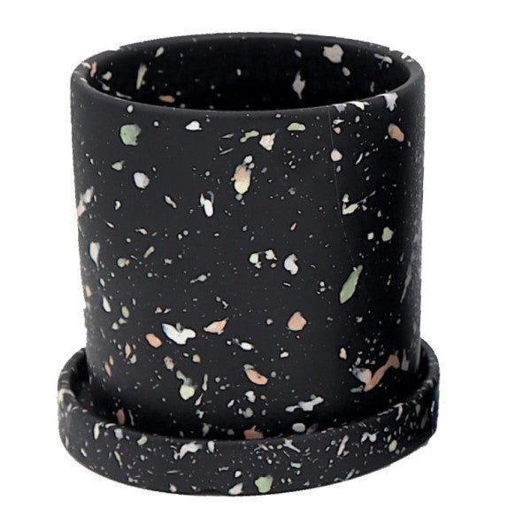 Ceramic Pot with Contrast Dots - www.Greenie.ae Buy online Best and Healthy Plants and quality products guarantee in Dubai Plants Shop in Dubai Abu Dhabi all over UAE Plants near me Fresh Plants in Dubai where to buy plants in UAE - Greenie.ae