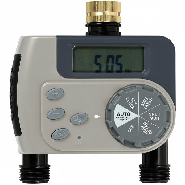 Orbit Buddy II Two Port Digital Tap Timer - www.Greenie.ae Buy online Best and Healthy Plants and quality products guarantee in Dubai Plants Shop in Dubai Abu Dhabi all over UAE Plants near me Fresh Plants in Dubai where to buy plants in UAE - Greenie.ae