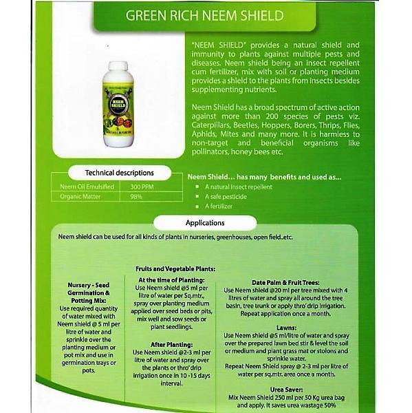 Neem Shield, Herbal Pesticide, Fertilizer - www.Greenie.ae Buy online Best and Healthy Plants and quality products guarantee in Dubai Plants Shop in Dubai Abu Dhabi all over UAE Plants near me Fresh Plants in Dubai where to buy plants in UAE - Greenie.ae