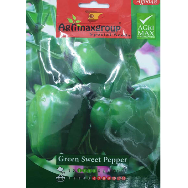 Green Sweet Pepper Seeds - www.Greenie.ae Buy online Best and Healthy Plants and quality products guarantee in Dubai Plants Shop in Dubai Abu Dhabi all over UAE Plants near me Fresh Plants in Dubai where to buy plants in UAE - Greenie.ae