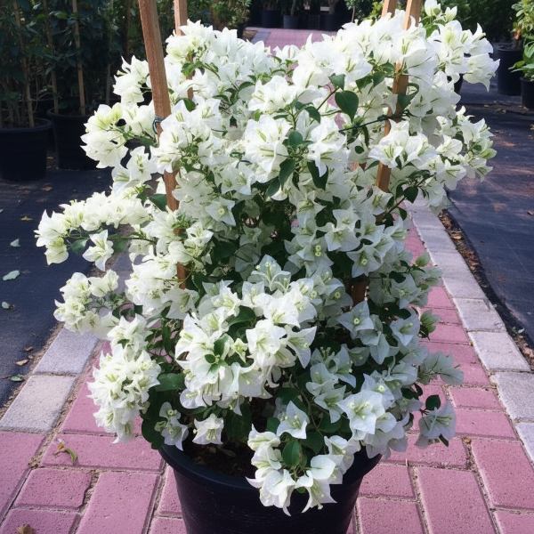 Bougainvillea Glabra White