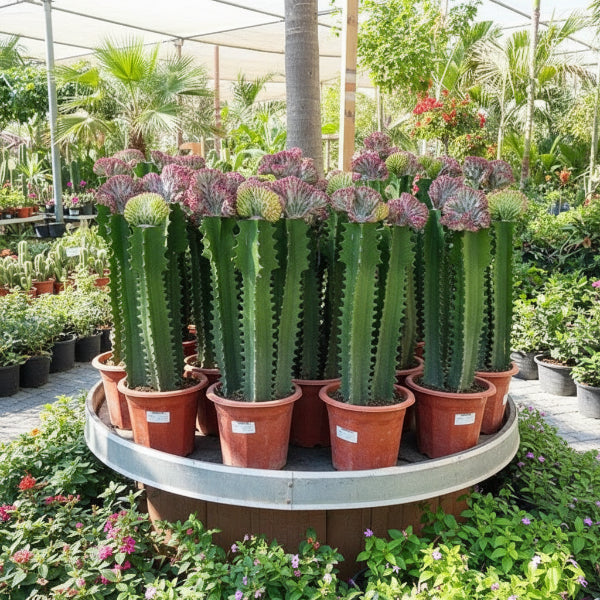 Euphorbia Trigona, African Milk Tree, Trigona Rubra