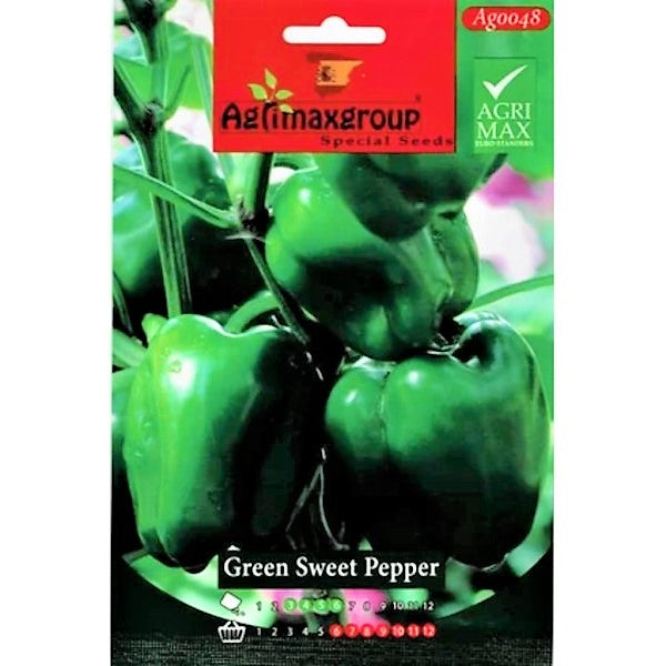 Green Sweet Pepper Seeds - www.Greenie.ae Buy online Best and Healthy Plants and quality products guarantee in Dubai Plants Shop in Dubai Abu Dhabi all over UAE Plants near me Fresh Plants in Dubai where to buy plants in UAE - Greenie.ae