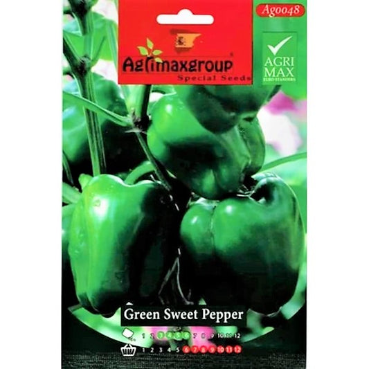 Green Sweet Pepper Seeds - www.Greenie.ae Buy online Best and Healthy Plants and quality products guarantee in Dubai Plants Shop in Dubai Abu Dhabi all over UAE Plants near me Fresh Plants in Dubai where to buy plants in UAE - Greenie.ae