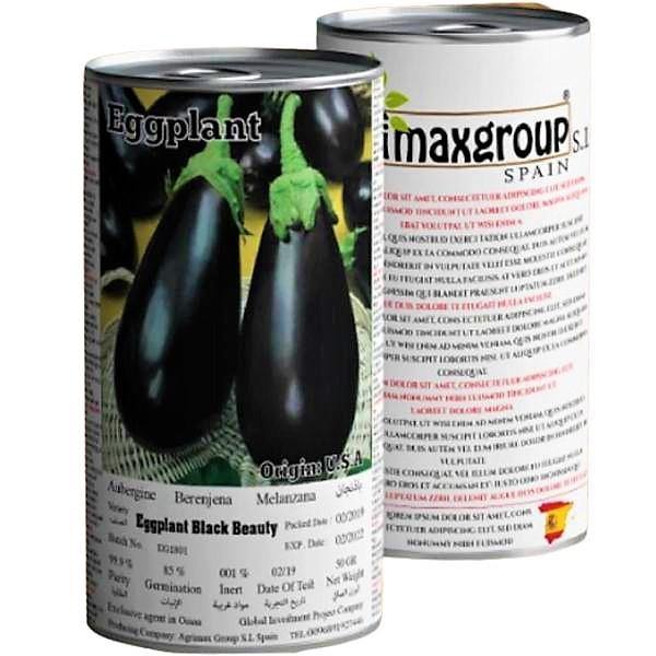 Eggplant Black Beauty Seeds Tin - www.Greenie.ae Buy online Best and Healthy Plants and quality products guarantee in Dubai Plants Shop in Dubai Abu Dhabi all over UAE Plants near me Fresh Plants in Dubai where to buy plants in UAE - Greenie.ae
