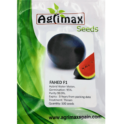 Watermelon Fahed F1 Premium Seeds - www.Greenie.ae Buy online Best and Healthy Plants and quality products guarantee in Dubai Plants Shop in Dubai Abu Dhabi all over UAE Plants near me Fresh Plants in Dubai where to buy plants in UAE - Greenie.ae