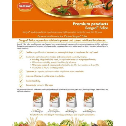 Sangral NPK and Micronutrients Fruits and Flowers Fertilizer - www.Greenie.ae Buy online Best and Healthy Plants and quality products guarantee in Dubai Plants Shop in Dubai Abu Dhabi all over UAE Plants near me Fresh Plants in Dubai where to buy plants in UAE - Greenie.ae