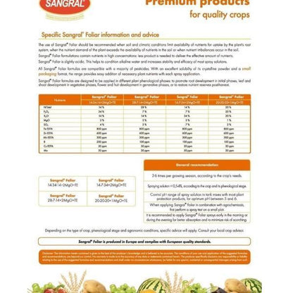 Sangral NPK and Micronutrients Fruits and Flowers Fertilizer - www.Greenie.ae Buy online Best and Healthy Plants and quality products guarantee in Dubai Plants Shop in Dubai Abu Dhabi all over UAE Plants near me Fresh Plants in Dubai where to buy plants in UAE - Greenie.ae