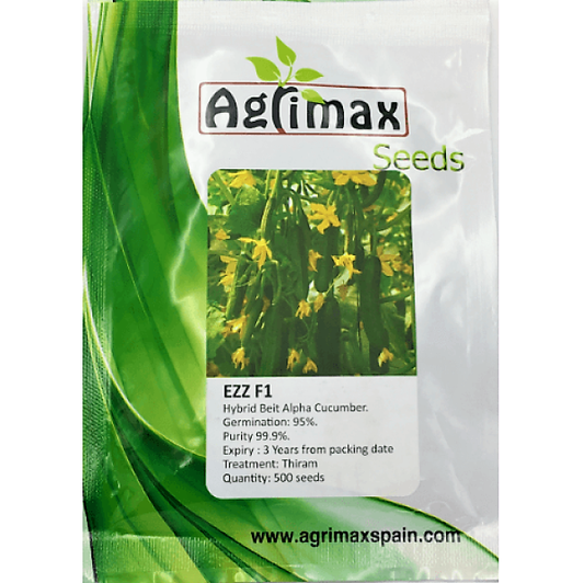 Cucumber Ezz F1 Premium Quality Seeds - www.Greenie.ae Buy online Best and Healthy Plants and quality products guarantee in Dubai Plants Shop in Dubai Abu Dhabi all over UAE Plants near me Fresh Plants in Dubai where to buy plants in UAE - Greenie.ae