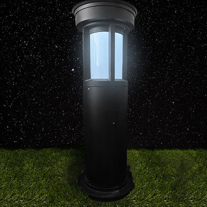 Solar Bolard Lamp Black - www.Greenie.ae Buy online Best and Healthy Plants and quality products guarantee in Dubai Plants Shop in Dubai Abu Dhabi all over UAE Plants near me Fresh Plants in Dubai where to buy plants in UAE - Greenie.ae