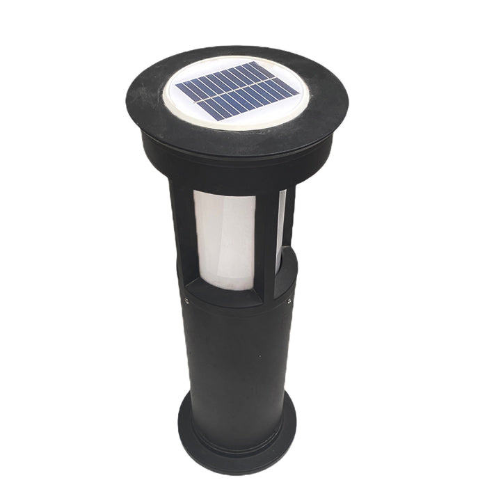 Solar Bolard Lamp Black - www.Greenie.ae Buy online Best and Healthy Plants and quality products guarantee in Dubai Plants Shop in Dubai Abu Dhabi all over UAE Plants near me Fresh Plants in Dubai where to buy plants in UAE - Greenie.ae
