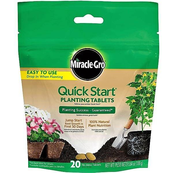 Miracle-Gro- Quick Start Planting Tablets - www.Greenie.ae Buy online Best and Healthy Plants and quality products guarantee in Dubai Plants Shop in Dubai Abu Dhabi all over UAE Plants near me Fresh Plants in Dubai where to buy plants in UAE - Greenie.ae