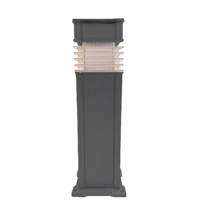 Solar Bolard Lamp Dark Gray - www.Greenie.ae Buy online Best and Healthy Plants and quality products guarantee in Dubai Plants Shop in Dubai Abu Dhabi all over UAE Plants near me Fresh Plants in Dubai where to buy plants in UAE - Greenie.ae