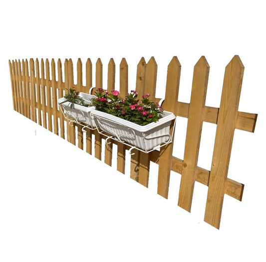 Handmade Cut Shape Wooden Fence - www.Greenie.ae Buy online Best and Healthy Plants and quality products guarantee in Dubai Plants Shop in Dubai Abu Dhabi all over UAE Plants near me Fresh Plants in Dubai where to buy plants in UAE - Greenie.ae