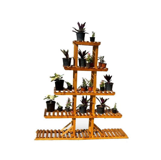 Handmade Five Tier Planter Shelf - www.Greenie.ae Buy online Best and Healthy Plants and quality products guarantee in Dubai Plants Shop in Dubai Abu Dhabi all over UAE Plants near me Fresh Plants in Dubai where to buy plants in UAE - Greenie.ae