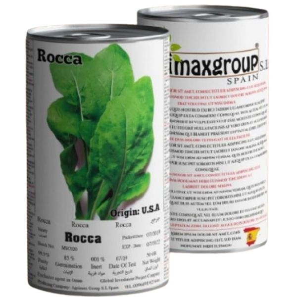 Rocca Seeds Tin - www.Greenie.ae Buy online Best and Healthy Plants and quality products guarantee in Dubai Plants Shop in Dubai Abu Dhabi all over UAE Plants near me Fresh Plants in Dubai where to buy plants in UAE - Greenie.ae
