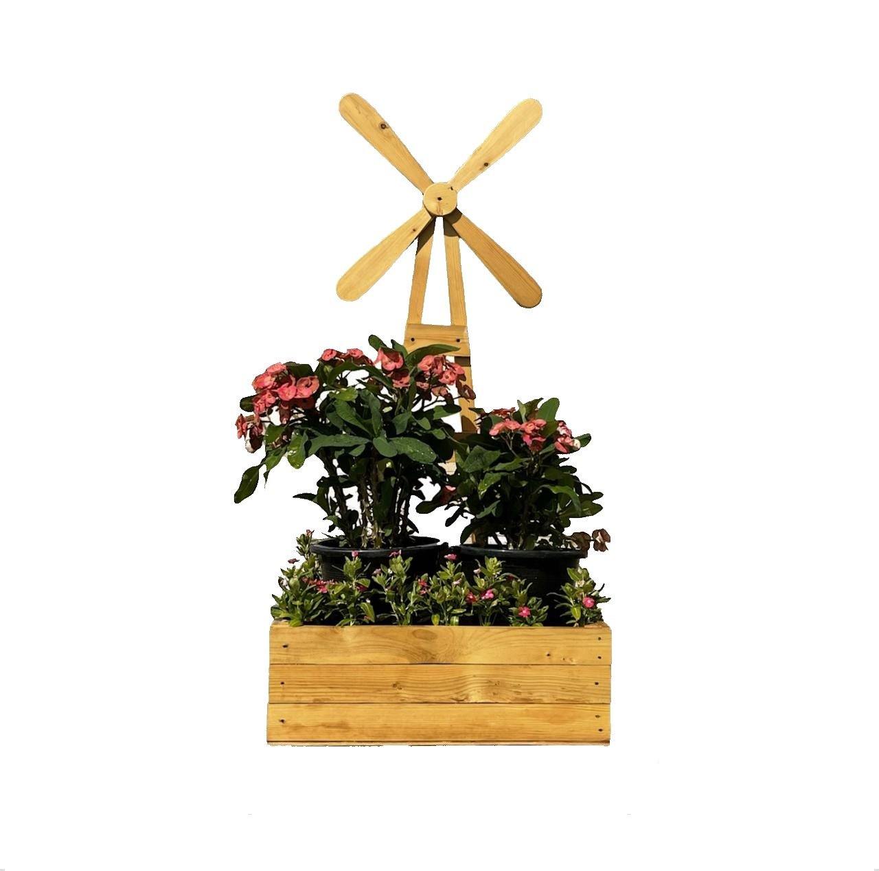 Handmade Fan Wheel Planter - www.Greenie.ae Buy online Best and Healthy Plants and quality products guarantee in Dubai Plants Shop in Dubai Abu Dhabi all over UAE Plants near me Fresh Plants in Dubai where to buy plants in UAE - Greenie.ae